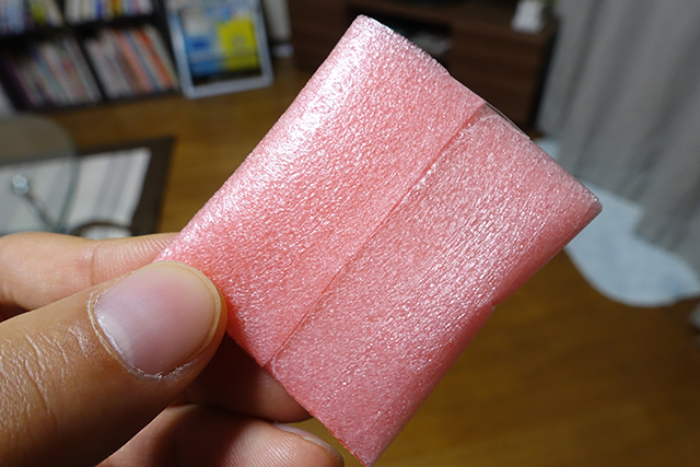丁寧に梱包されています